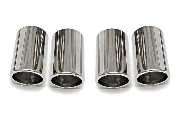 Fabspeed - Ferrari F430 Polished Slip-On Tip Covers (2005-2009) - Legends Auto Parts