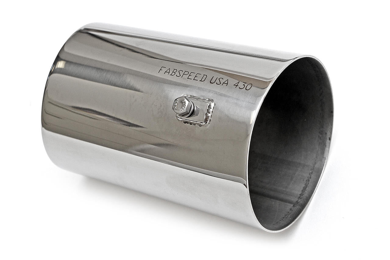 Fabspeed - Ferrari F430 Polished Slip-On Tip Covers (2005-2009) - Legends Auto Parts
