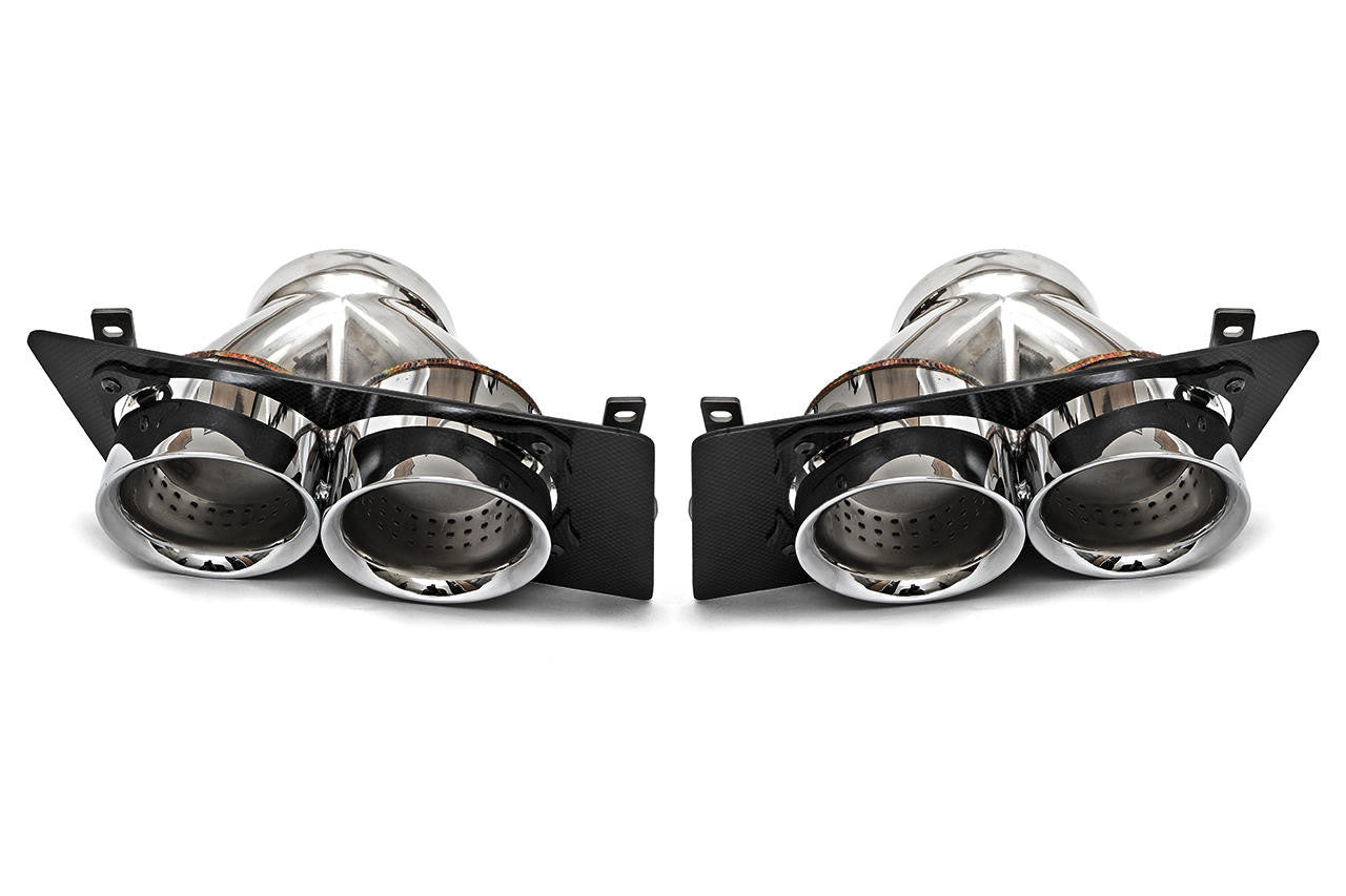 Fabspeed - Lamborghini Gallardo Deluxe Quad Style Tips (2004-2008) - Legends Auto Parts