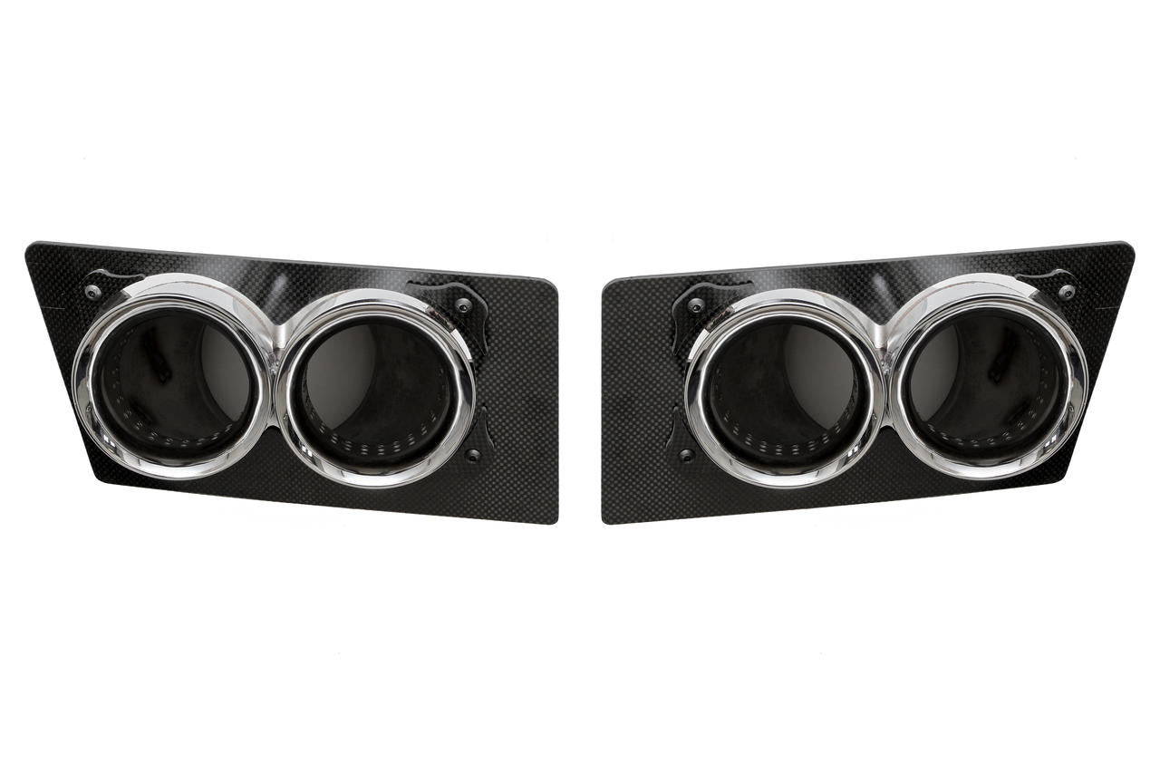 Fabspeed - Lamborghini Gallardo Deluxe Quad Style Tips (2004-2008) - Legends Auto Parts