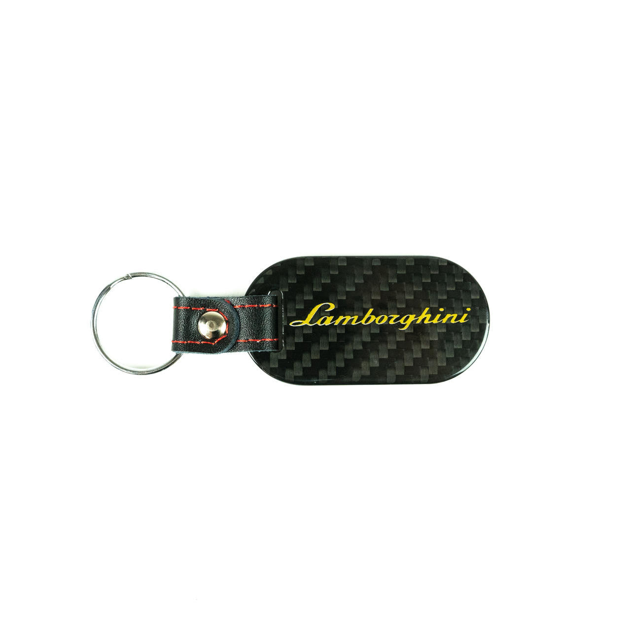 Fabspeed - Lamborghini Shield & Script Carbon Fiber Keyring - Legends Auto Parts