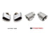 Fabspeed - McLaren 570S / 570GT / 540C Deluxe Bolt-On 4.5" Titanium Tips - Legends Auto Parts