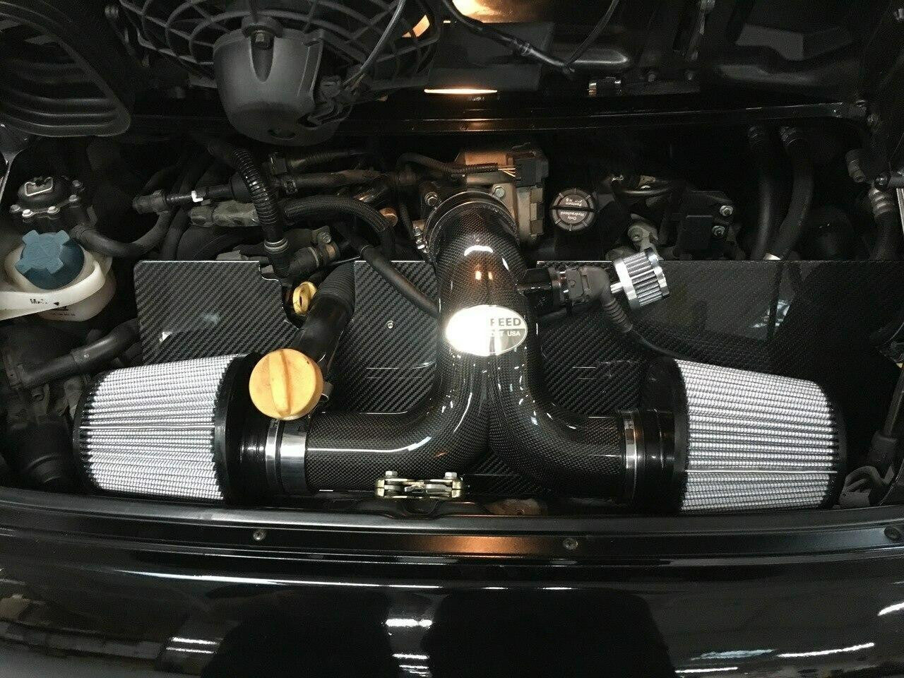 Fabspeed - Porsche 996 Carrera Carbon Fiber Competition Air Intake System (2000-2004) - Legends Auto Parts