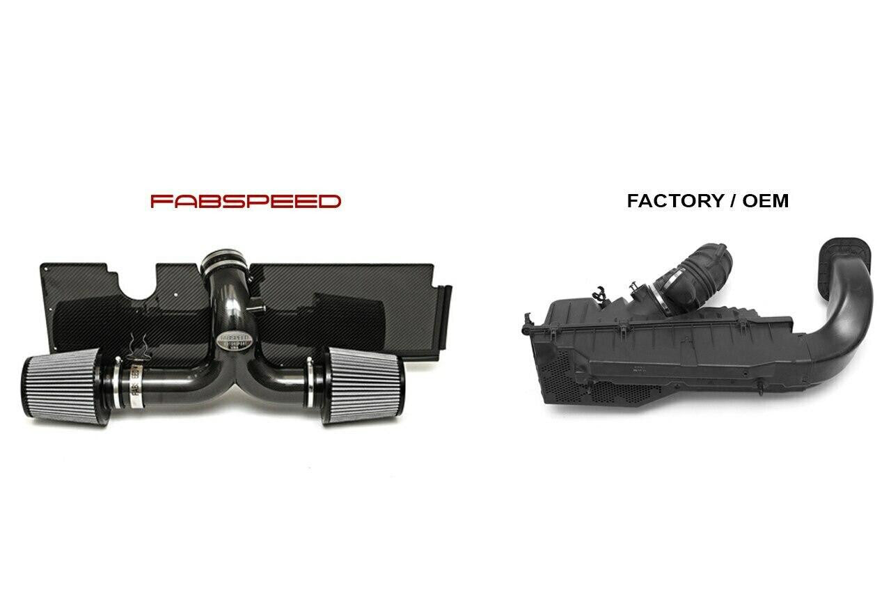 Fabspeed - Porsche 996 Carrera Carbon Fiber Competition Air Intake System (2000-2004) - Legends Auto Parts