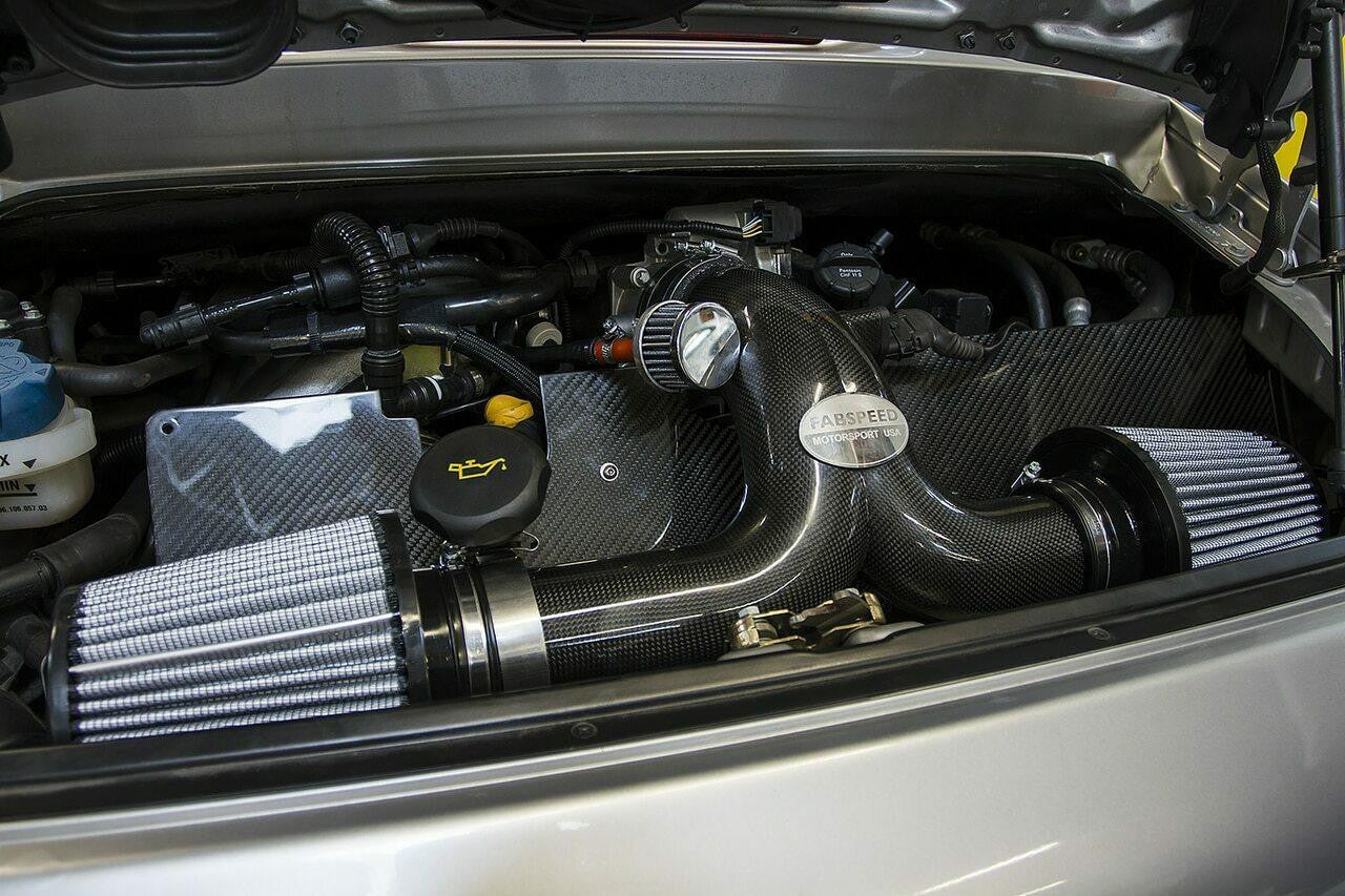 Fabspeed - Porsche 996 Carrera Carbon Fiber Competition Air Intake System (2000-2004) - Legends Auto Parts