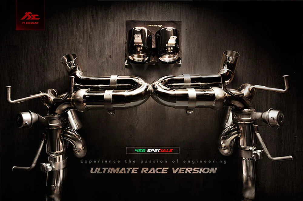 Ferrari 458 Speciale/Speciale A Valvetronic Muffler Exhaust