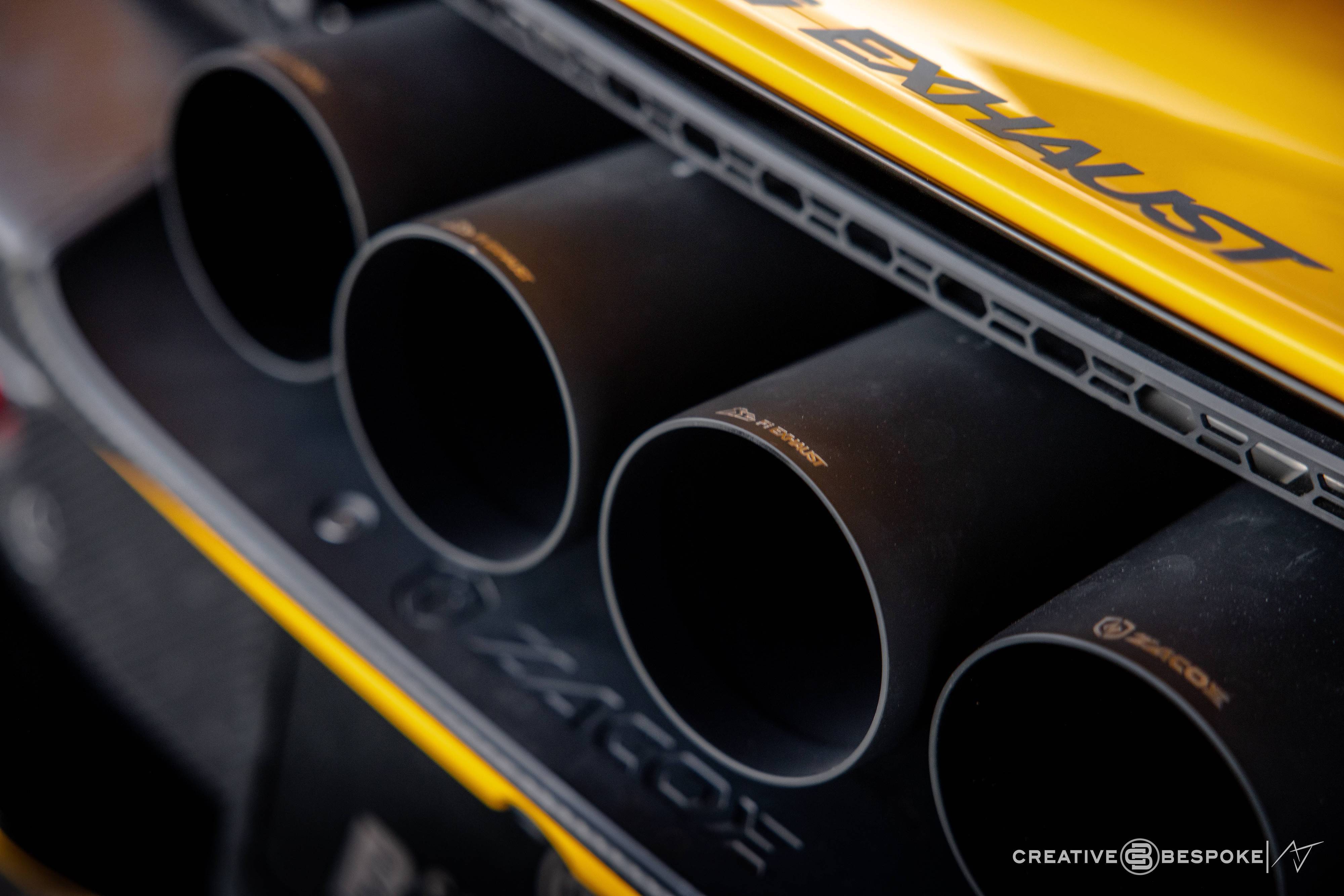 Fi Exhaust x Zacoe - McLaren 720S Center Quad Exhaust Conversion Kit