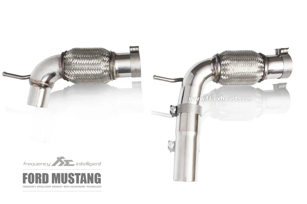 Ford mustang mk6 2.3t ecoboost quad tips 2015 catless downpipe