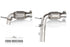 Ford mustang mk6 2.3t ecoboost quad tips 2015 sport 200 cell downpipe opf