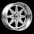 Fuel Forged FF120 Missile Blank Lug Wheels - Set of 4