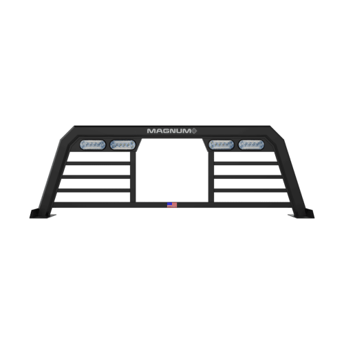 Magnum - Headache Rack | 1999-2006, Chevy, Silverado 1500, Silverado 2500, Silverado 3500, Silverado 4500 | High Pro | Lights | Window Cut-out | Bars - Legends Auto Parts