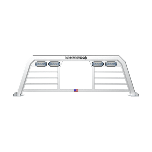 Magnum - Headache Rack | 1999-2006, Chevy, Silverado 1500, Silverado 2500, Silverado 3500, Silverado 4500 | High Pro | Lights | Window Cut-out | Bars - Legends Auto Parts