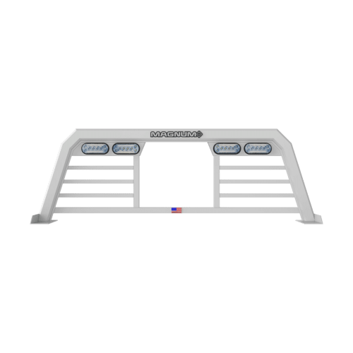 Magnum - Headache Rack | 1999-2006, Chevy, Silverado 1500, Silverado 2500, Silverado 3500, Silverado 4500 | High Pro | Lights | Window Cut-out | Bars - Legends Auto Parts