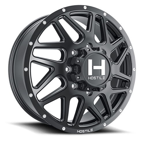 Hostile H401 SPROCKET 8 Lug Dually Wheels