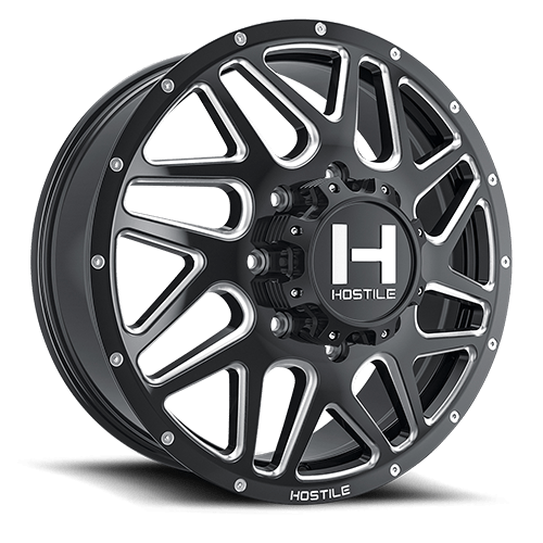 Hostile H401 SPROCKET 8 Lug Dually Wheels