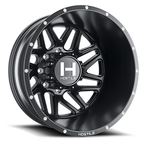 Hostile H401 SPROCKET 8 Lug Dually Wheels