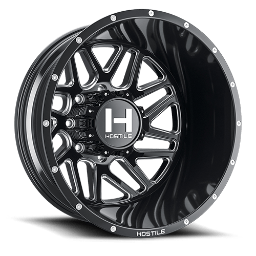 Hostile H401 SPROCKET 8 Lug Dually Wheels