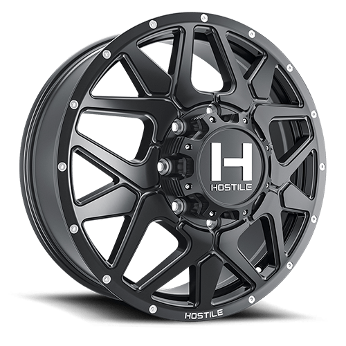 Hostile H402 DIABLO 8 Lug Dually Wheels - Legends Auto Parts