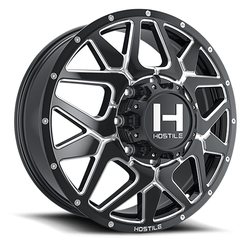 Hostile H402 DIABLO 8 Lug Dually Wheels