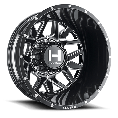 Hostile H402 DIABLO 8 Lug Dually Wheels