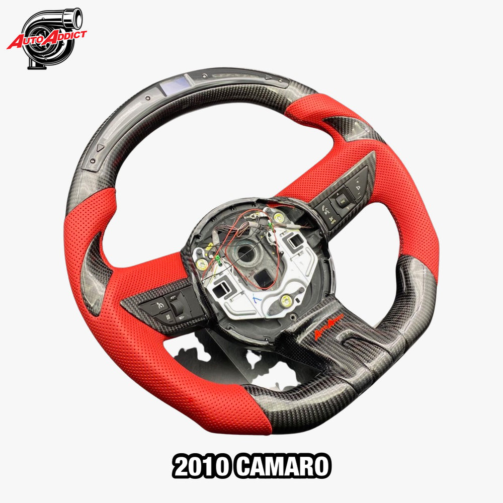 2010-2011 Chevy Camaro Custom Carbon Fiber Steering Wheel - Legends Auto Parts