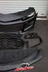 2010-2015 Chevy Camaro ZL1 1LE Track Package Front Bumper Conversion 11pcs Full Kit Flat BLK Body Kit - Legends Auto Parts