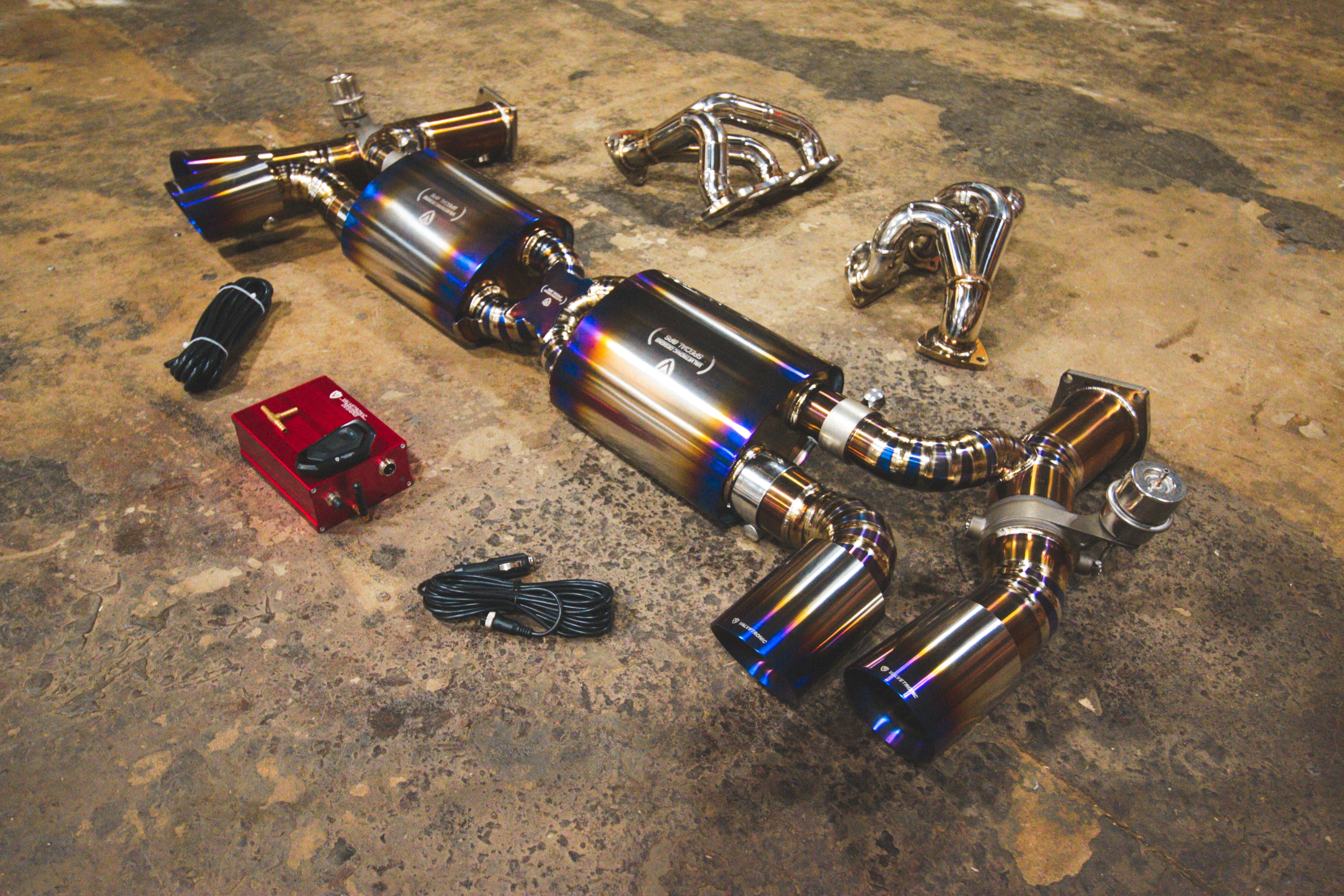 Valvetronic Porsche 911 Turbo 991.1 / 991.2 Valved Race Exhaust System - Legends Auto Parts