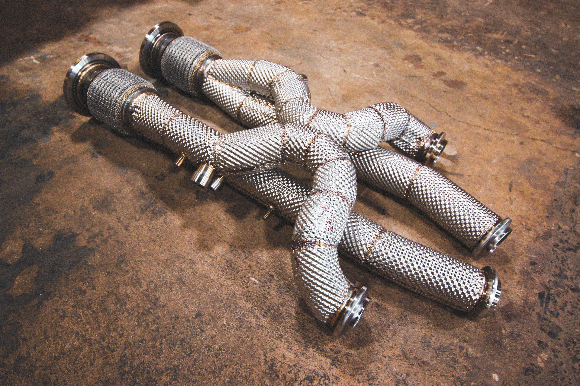 Lamborghini Aventador / S / SV / SVJ Free Flow Front Pipes - Equal Length - Legends Auto Parts