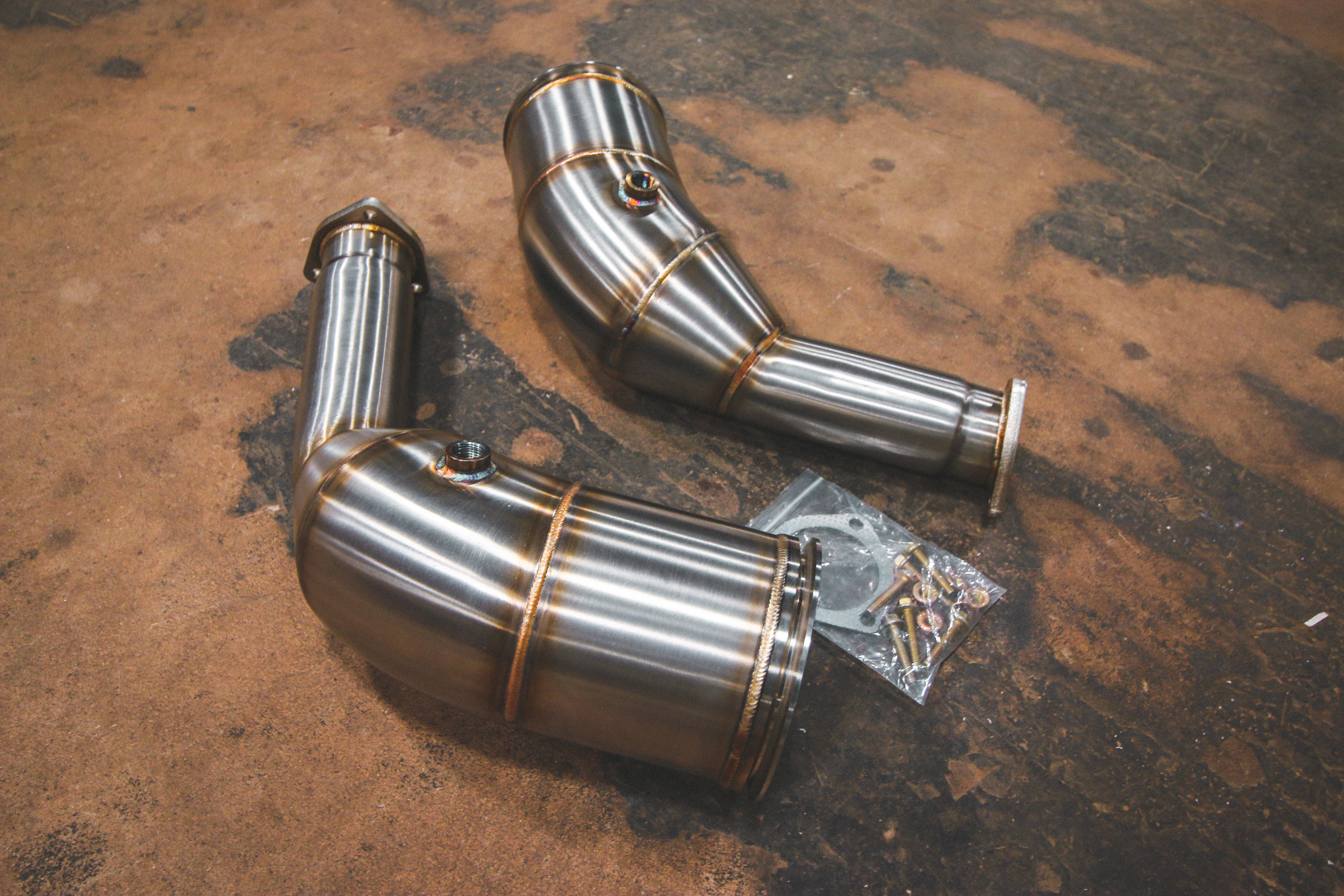 Valvetronic Audi RS6 / RS7 C8 Free Flow Race Front Pipes - Legends Auto Parts