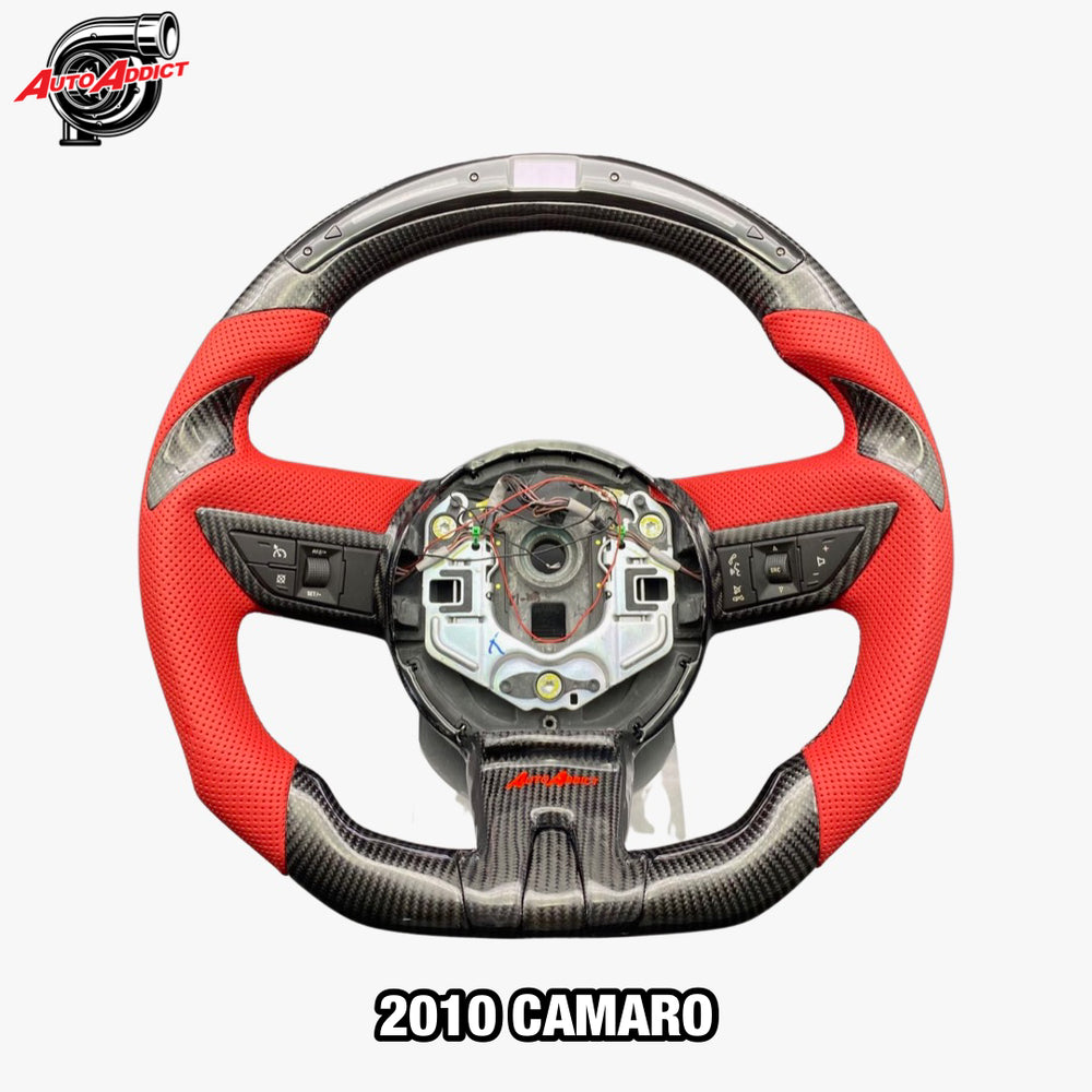 2010-2011 Chevy Camaro Custom Carbon Fiber Steering Wheel - Legends Auto Parts