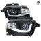 2010-2013 Chevy Camaro 6th Gen Style Headlights – OEM Bumper Fitment, LED Light Bar - Legends Auto Parts