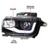 2010-2013 Chevy Camaro 6th Gen Style Headlights – OEM Bumper Fitment, LED Light Bar - Legends Auto Parts