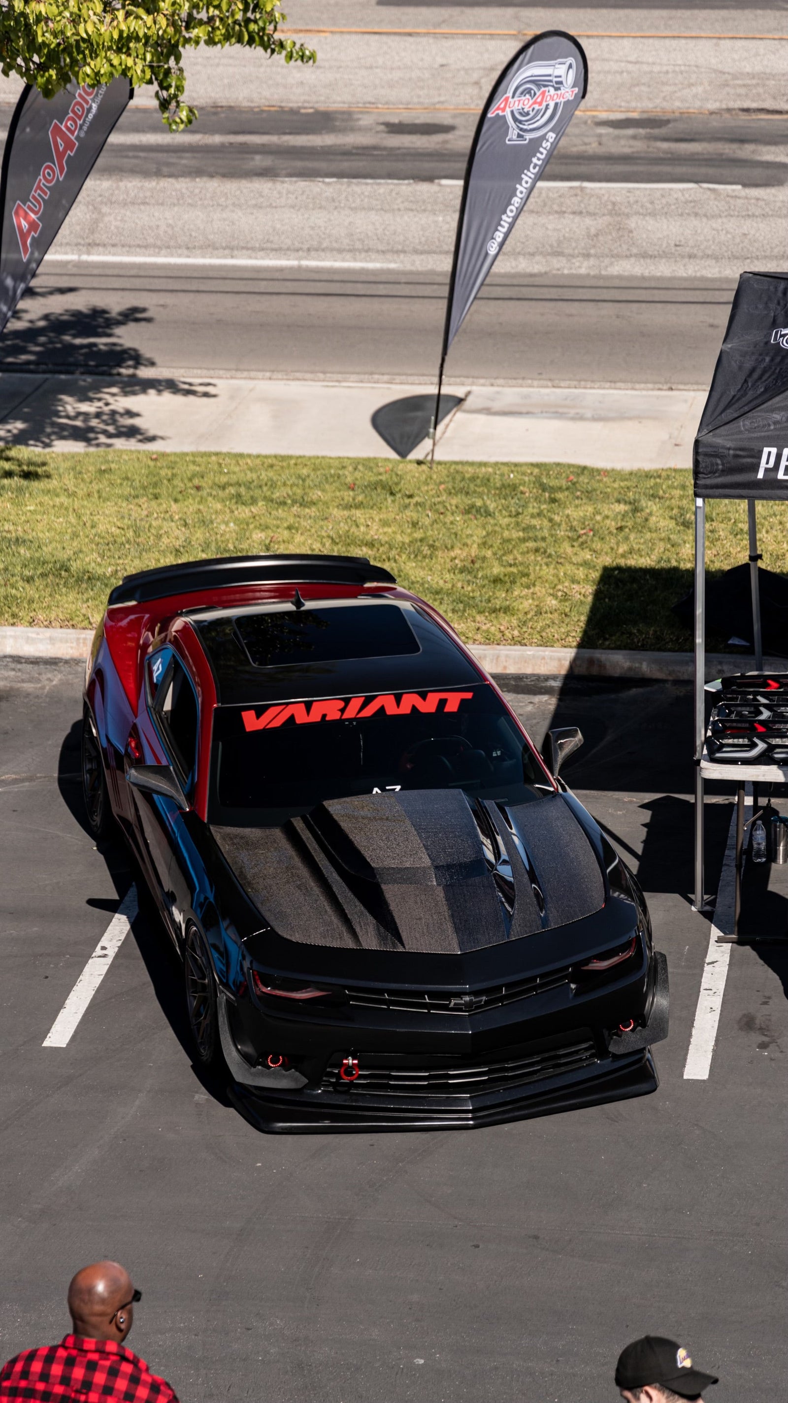 2010-2015 Chevy Camaro Type-ZR Carbon Fiber Double Sided Hood - Legends Auto Parts
