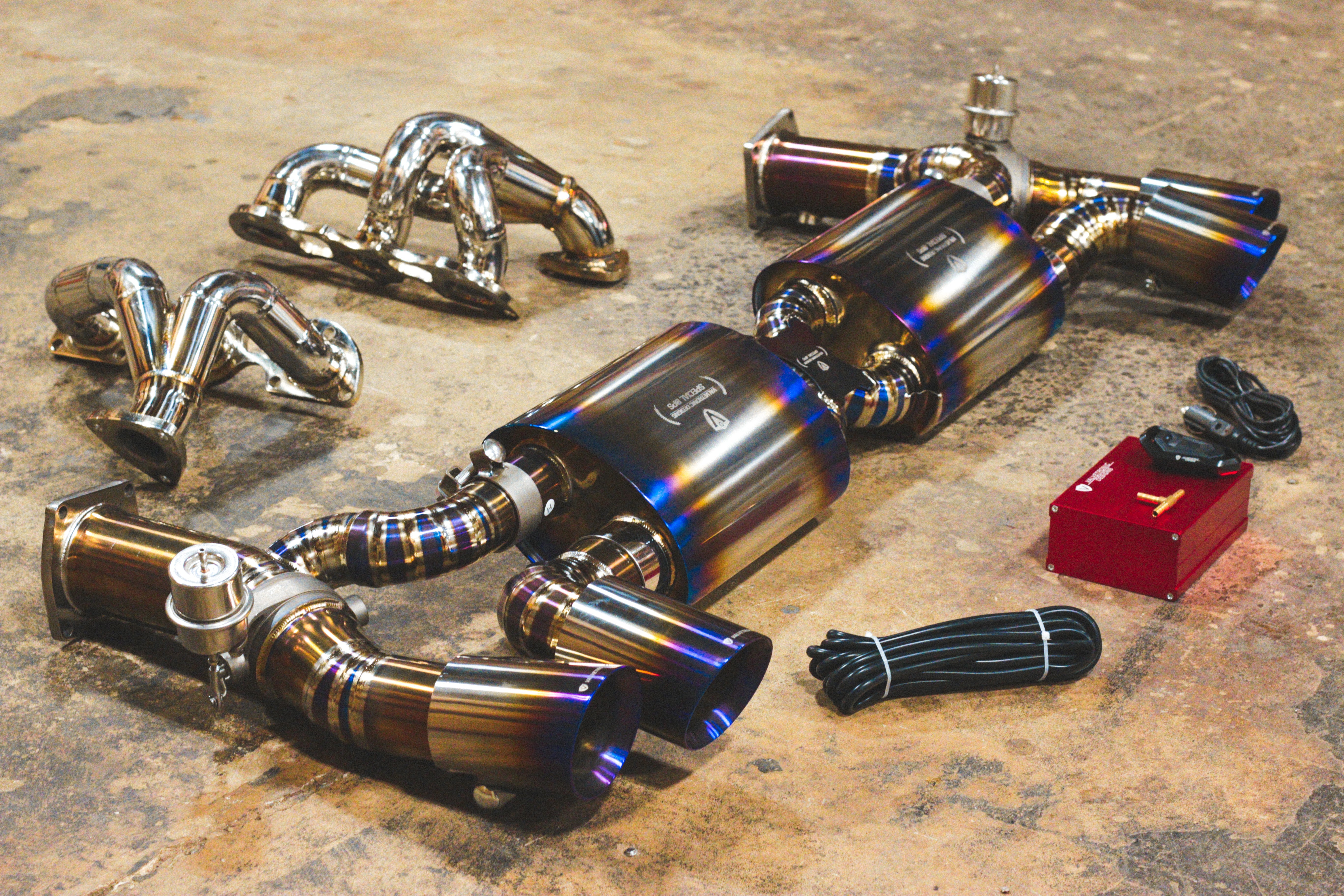 Valvetronic Porsche 911 Turbo 991.1 / 991.2 Valved Race Exhaust System - Legends Auto Parts