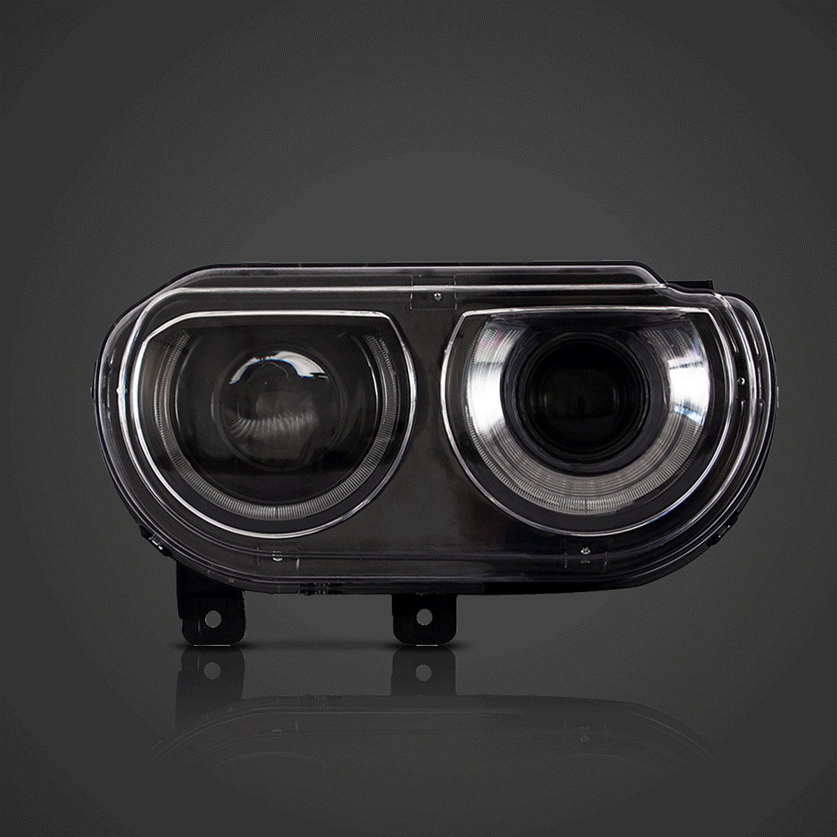 2008-2014 Dodge Challenger OEM Replica Headlights Projector LED Lights - Legends Auto Parts