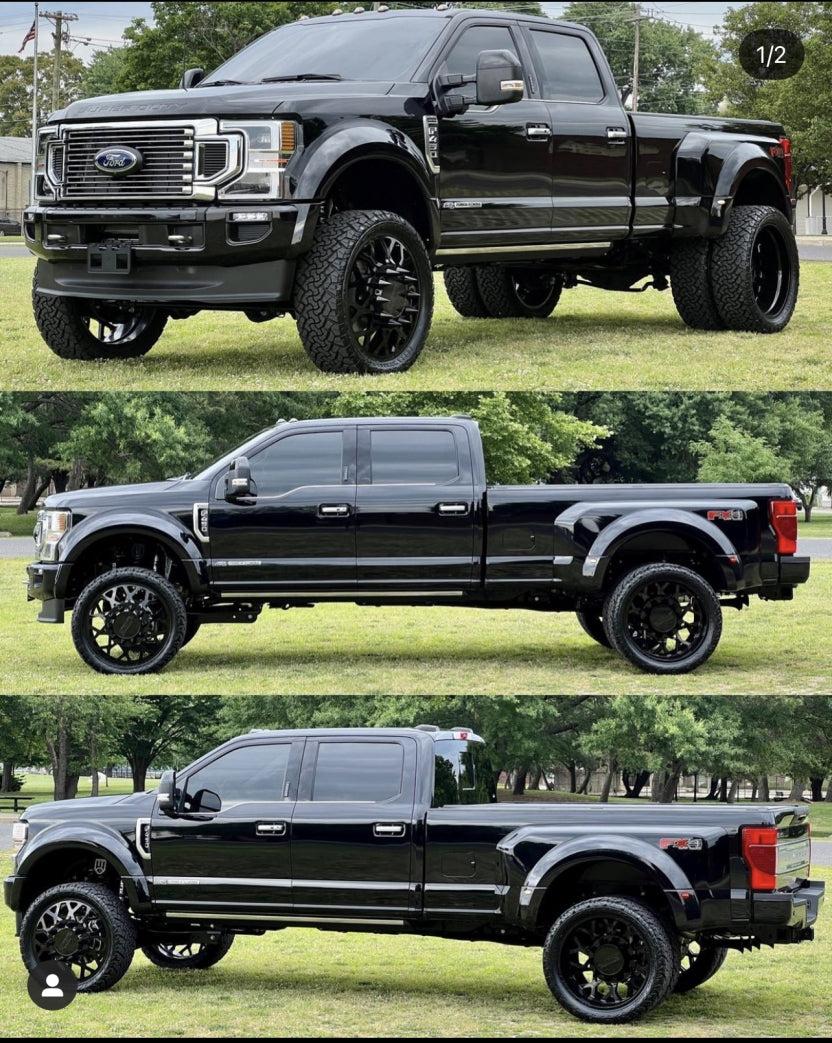 Wicked Trucks - 2017-2022 FORD F-450/550 4" SUSPENSION LIFT - Legends Auto Parts