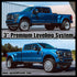 Wicked Trucks - 2017+ Ford F-450 & F-550 3" Premium Leveling System - Legends Auto Parts