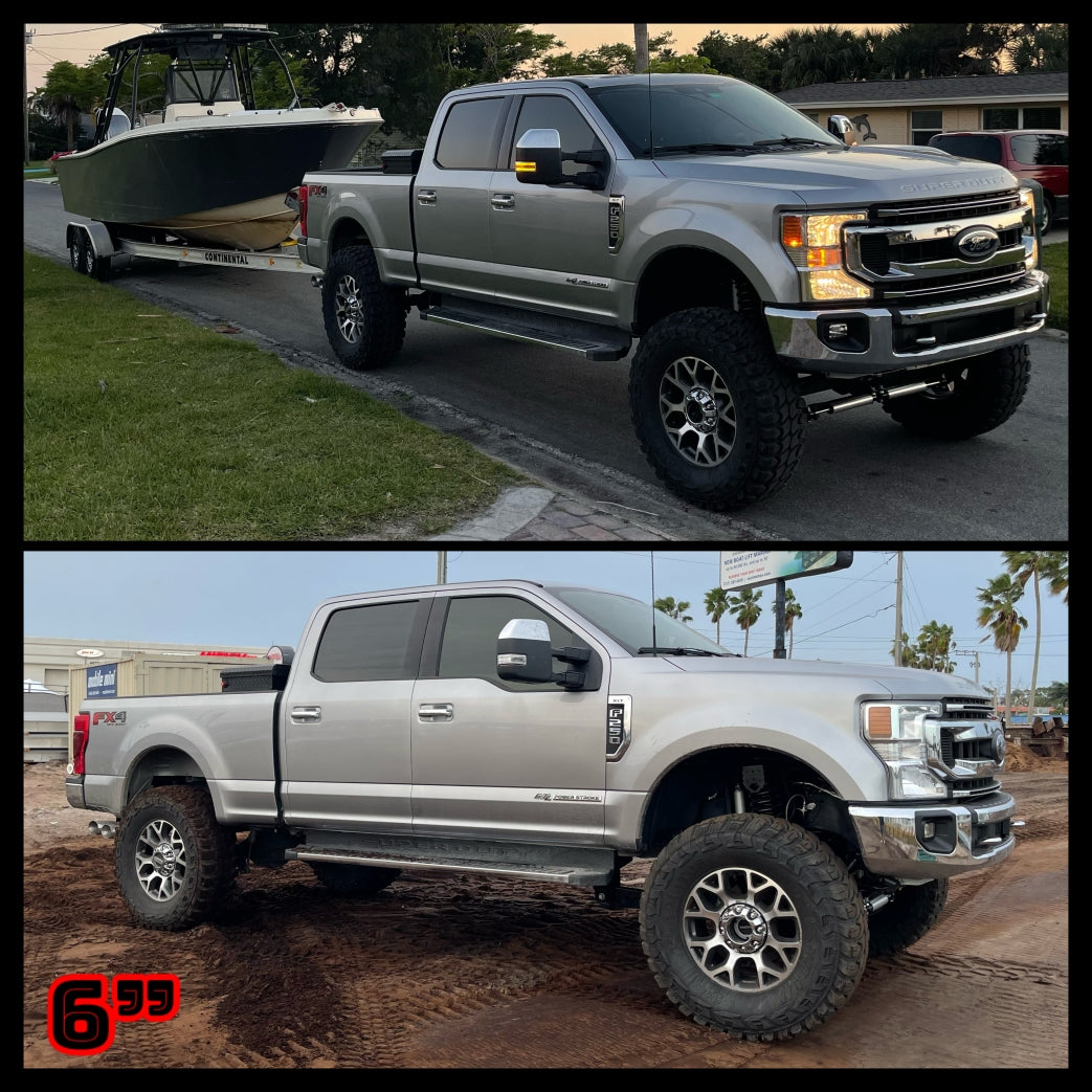 Wicked Trucks - 2017-2022 FORD F-250/F-350 6" SUSPENSION LIFT - Legends Auto Parts