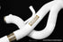 Catless downpipe for Lamborghini Revuelto, featuring advanced heat shielding to significantly reduce heat soak and protect critical engine components from thermal damage.