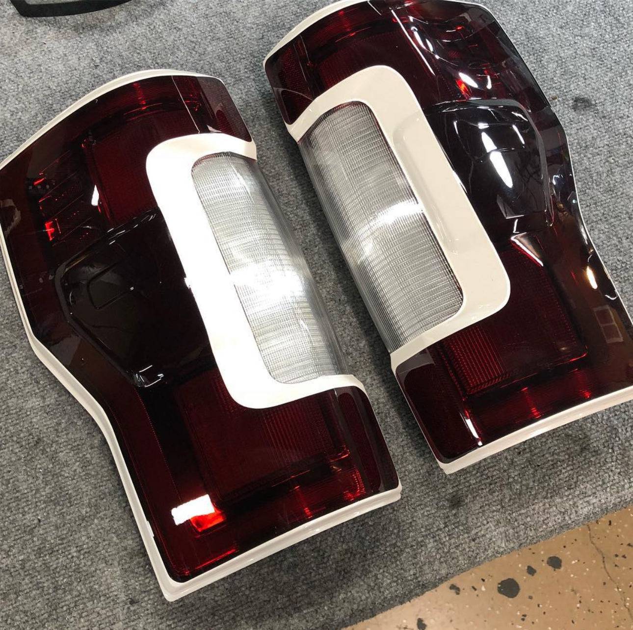 2017-2019 Ford SuperDuty OEM LED Tail Lights Custom Painted