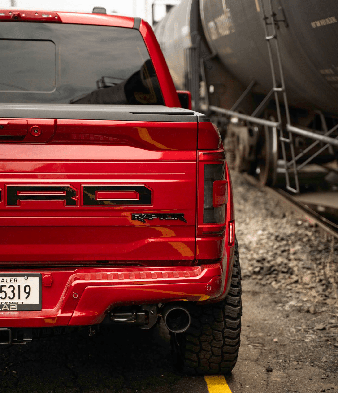 2019-2024 Ford Raptor OEM LED Tail Lights Custom Painted