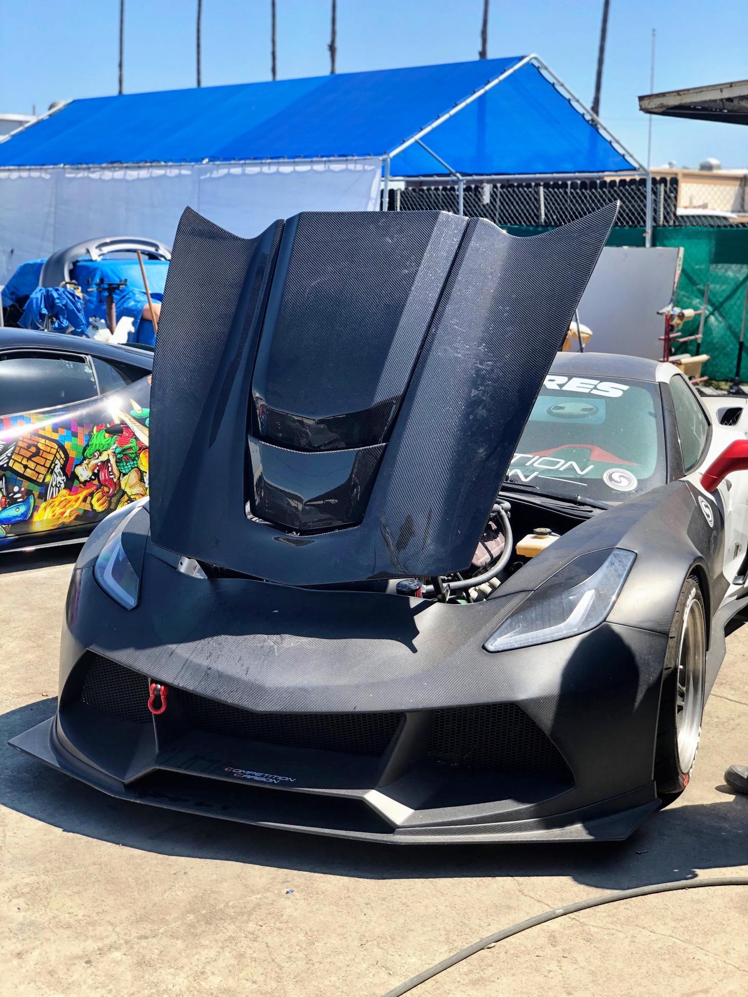 Competition Carbon - C7 ZRX Hood - Chevrolet Corvette C7 (14-18)