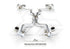 Mercedes benz c218 x218 amg cls63 5.5tt m157 2011 2017 valvetronic catback exhaust