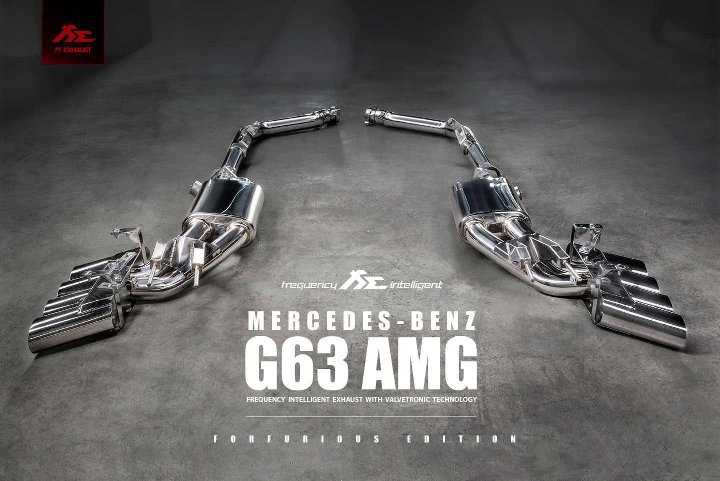 Mercedes Benz W463 Amg G63 5.5Tt M157 Ultimate Double Quad Tips 2012 2018 Valvetronic Muffler