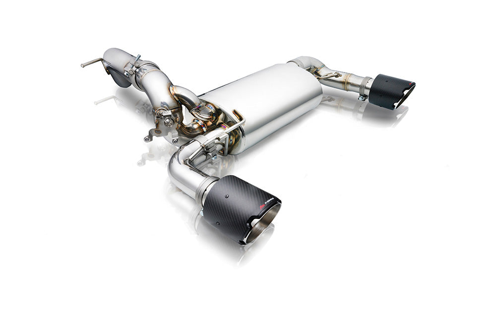Ford MK3 Focus RS catback exhaust system with valvetronic technology for enhanced performance and sound. High-quality stainless steel construction for durability and style. Upgrade your  Ford MK3 Focus RS with our aftermarket catback exhaust for a thrilling driving experience.