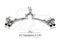 Porsche 971 panamera s 2.9tt 2017 valvetronic catback exhaust