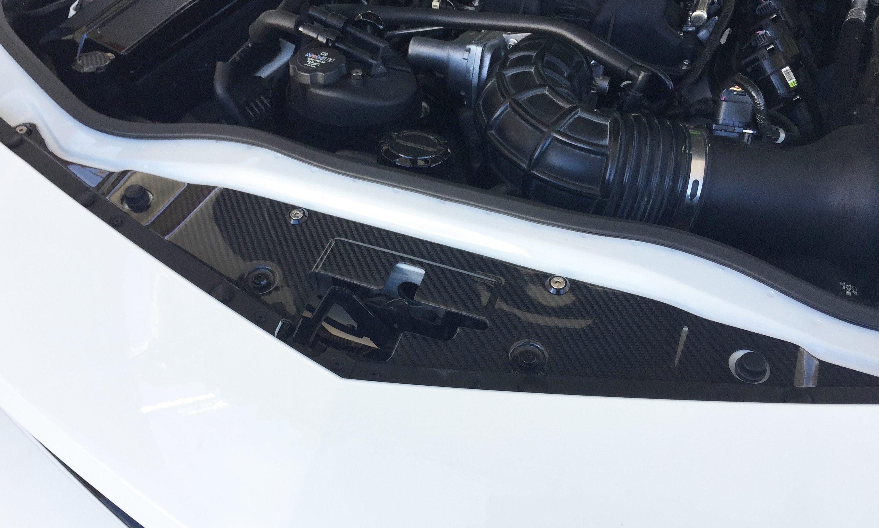 2010-2013 CHEVY CAMARO LS, LT, SS CARBON FIBER RADIATOR COVER - Legends Auto Parts