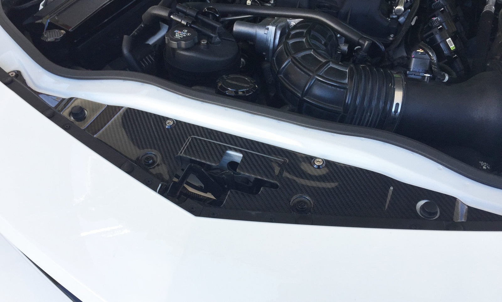 2010-2013 CHEVY CAMARO LS, LT, SS CARBON FIBER RADIATOR COVER - Legends Auto Parts