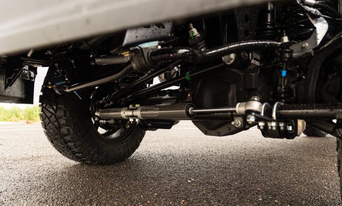Ready Lift - 4" COIL SPRING SUSPENSION SYSTEM WITH FALCON MAX3.3 SHOCKS AND RADIUS ARMS - 2023-2025 FORD SUPER DUTY F250/F350 4WD - Legends Auto Parts