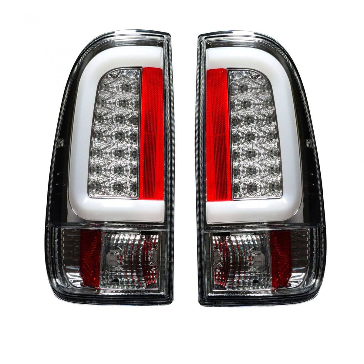 2008-2016 Ford SuperDuty RECON Clear Lens (Paintable) OLED Tail Lights OLED